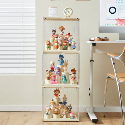 Bubble Mart Bubble Blind Box Storage Dustproof Display Box DIY Doll Figurine Storage Box Magnetic Assembly