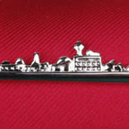 Silver sailboat