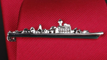 Fashion Personality Tableware Glasses Special Shape Men's Suit Tie Clip Creative Gift Fashion Features Tie Clip