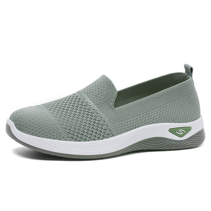 Versatile Soft-Soled Soft-Sided Granny Shoes, Lazy Slip-Ons, Casual and Fashionable Beanie Shoes, Flat-Soled Casual Shoes
