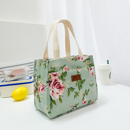 Cross-Border Aluminum Foil Insulation Bag Student with Lunch Bag Large Capacity Lunch Box Bag Women's Hand Bag Women's Bag Work Universal Bag