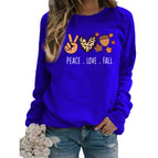 round neck blue / S
