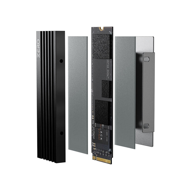 Id-Cooling Zero M05 M.2 Solid-State Radiator Thermal Conductive Nvme Hard Drive M2 Aluminum Heat Pipe Cooling
