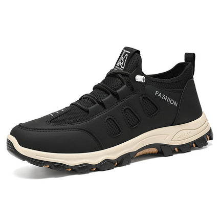 sneaker Men's Spring New Breathable Travel Shoes for Middle-aged and Elderly Outdoor Mountaineering Shoes Lightweight and Comfortable Men's Shoes