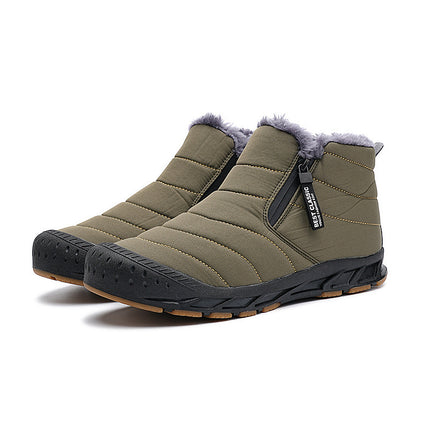 Autumn and Winter Snow Boots Cross-Border Warm Hiking Cotton Shoes Non-Slip Wear-Resistant Waterproof Plus Velvet Outdoor Couple Cotton Shoes Casual