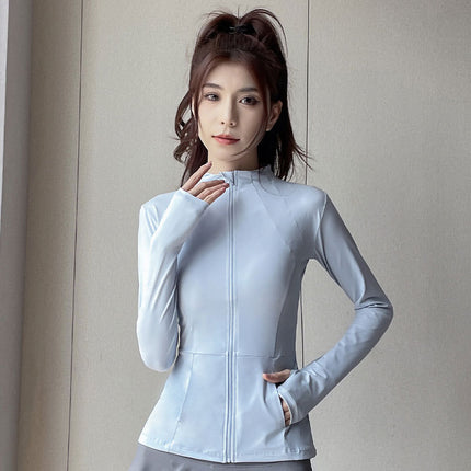 Sunscreen suit Women's Autumn 2024 New Running Morning Running Clothes Fashion Outdoor Quick-drying Fitness Clothes Yoga Culottes