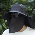 Half shawl outdoor (black) / Free size