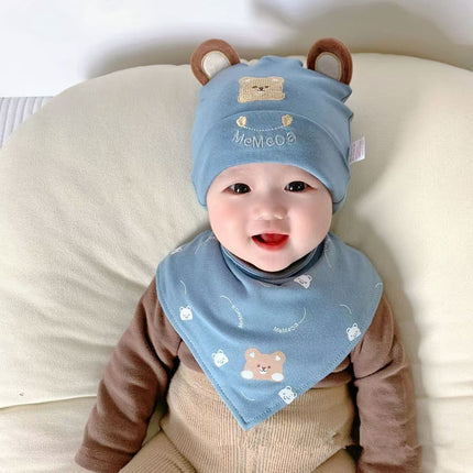Baby Hat Spring and Autumn Pure Cotton Newborn Baby Spring and Autumn Hat Newborn Baby Boys and Girls Cute Spring Fetal Hat