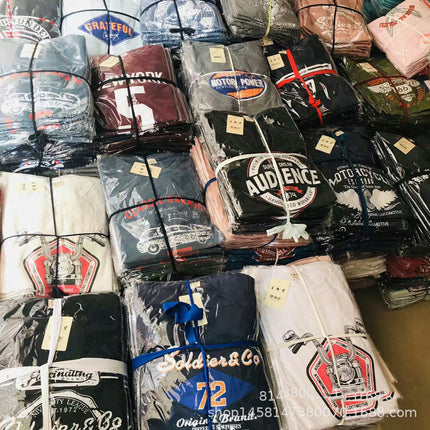 Foreign trade 1 yuan 2 yuan 3 yuan cheap export Southeast Yala America Men T-shirt Men's factory wholesale