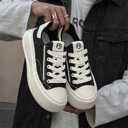 2025 Spring New Fashion Thick-soled Casual Shoes Trendy All-match Sneakers Lightweight Breathable Thick-soled Trendy Men's Shoes