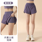 Sauce eggplant purple [fake two-piece shorts] / S