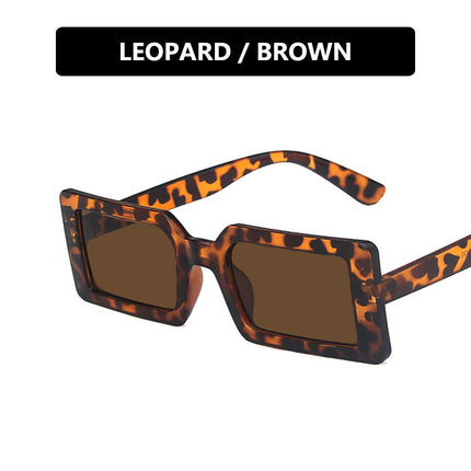 Fluorescent Green Sunglasses Cross-Border Supply Square Sunglasses for Women 2020 New Fashion Street Shooting Catwalk Sunglasses