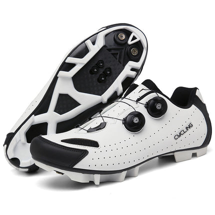 Cross-border New Lockless Cycling Shoes Hard Bottom Road Car Lock Shoes suit Bicycle Shoes Outdoor Mountain Bike Bike Shoes