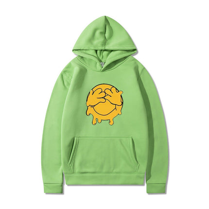 Amazon 2022 New Winter Men's and Women's Sweatshirts Hip-Hop Cartoon Printed Long-Sleeved Casual Hoodies