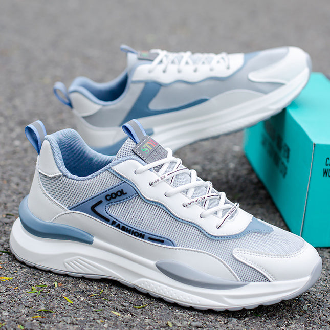 22005 New Summer Student Breathable Men's Shoes Trendyy Mesh Versatile Sports Shoes Running Lightweight Deodorant Shoes