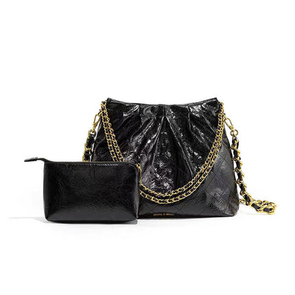 Chain Link Bag for Women 2026 New Model Large Capacity Trash Bag Style Niche Versatile Tote Hobo Bag