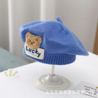 Lucky beret-sapphire blue / 3-48 months