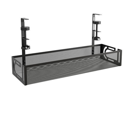 Cross-border desk under cable and wire management tray rack under counter finishing rack row storage rack socket organizer