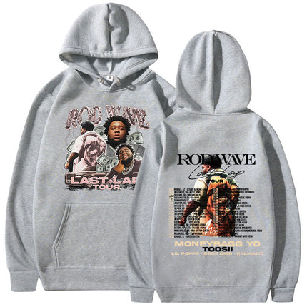 Rapper Rod Wave Last Lap Tour Graphic Hoodies Men Women Clot