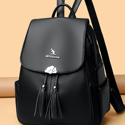 Foreign Trade Women's Backpack 2026 New Fashion Versatile Large-Capacity Travel Backpack Simple Middle-Aged Mom Bag Trendy