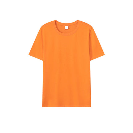 Loose-Fitting | 50-Count Double Yarn T-Shirt Ice Silk Cotton Round Neck Short-Sleeve T-Shirt Moisture-Wicking Business Casual Half-Sleeve for Men