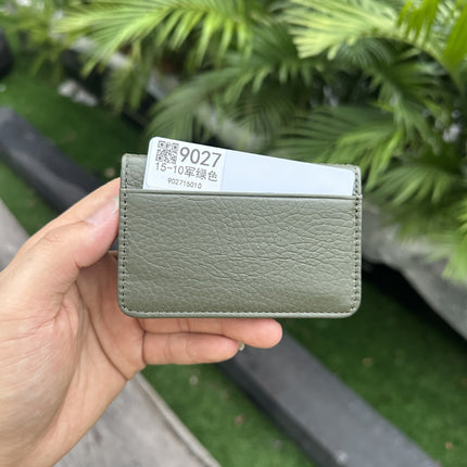 Cross-Border Foreign Trade New Genuine Leather Multi-Ring Binder Mirror Window Small Card Holder First Layer Cowhide Card Bag Document Storage Card Album Card Holder