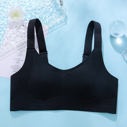 plus size Underwear Women's Ultra-thin Large Chest Small Full Cup Breast Anti-sagging No Mark Cool Breathable Bra