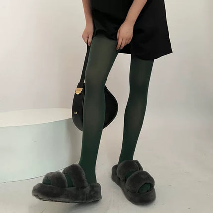 2025 New Pantyhose Spring and Autumn Color Pantyhose Slimming High Elastic Anti-crochet Candy Socks Base Socks Foreign Trade