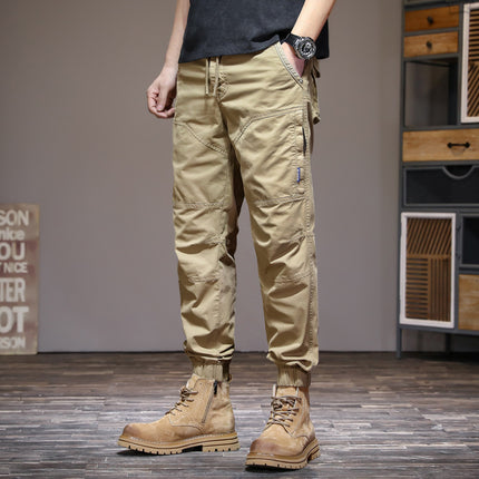 American Functional Sports Outdoor Leggings Summer Thin Loose Training Versatile Elastic Waist Harem Casual Pants Trendy