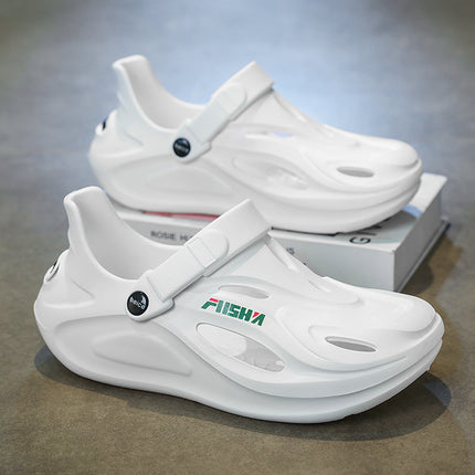 Summer New Eva Clogs Casual Outdoor Slip-On Comfortable Breathable Lightweight Outdoor Closed-Toe Beach Shoes Men's Shoes