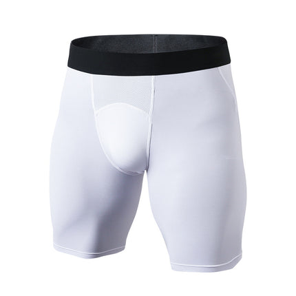 Men's PRO Tight Sports Shorts Basketball Running Fitness Training Mesh Stitching Quick Drying High Stretch Shorts