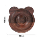 Black walnut bear [about 72g] / 1.5cm thickness/1 piece