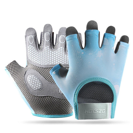 Sports Gloves for Women, Yoga, Fitness, Non-Slip, Shock-Absorbing, Half-Finger, Anti-Callus, Cycling Fitness Gloves, Women's Anti-Callus Gloves