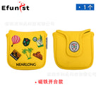 Square-summer beach-yellow magnetic opening and closing