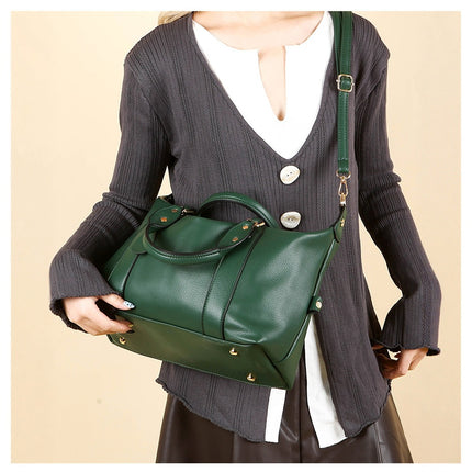 2025 Women's Bag Large Capacity Commuter Handbag New Women's Bag Versatile Pure Color Soft Surface Pillow Bag Women's Crossbody Bag