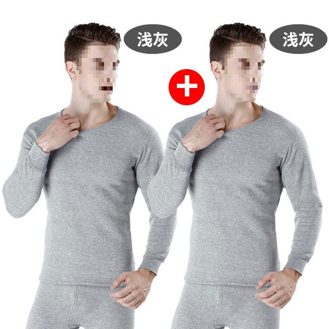 Men's thermal underwear suit fleece-lined thickened youth cotton sweater bottoming autumn pants autumn pants winter other