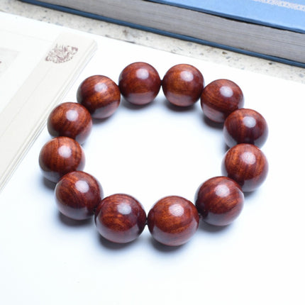 Venus Old Material Zambia Lobular Red Sandalwood Handheld Chain High Oil Mimi Buddha Bead String New Chinese Style Ornament for Men and Women