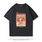 Dark gray (pink hair girl) / S (recommended to wear 37.5-50kg years old)