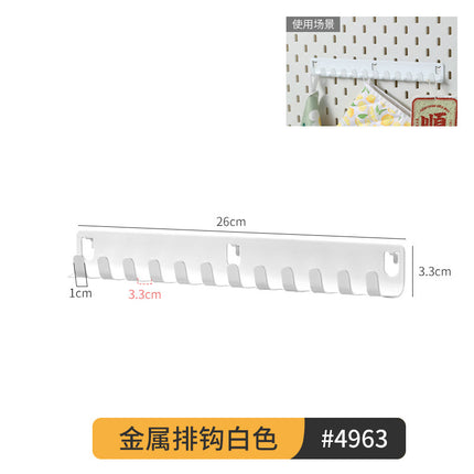 Hole Board Desktop Study Table Desk Dormitory Vertical Storage Partition Station Office Desk Rack Accessories