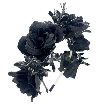 Spider Flower Party Halloween New Flower Headdress Hair Hoop Wholesale Makeup Personality European and American Cosplay
