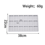 18 grid plate 20*35cm [about 60g] / 1.5cm thickness/1 piece