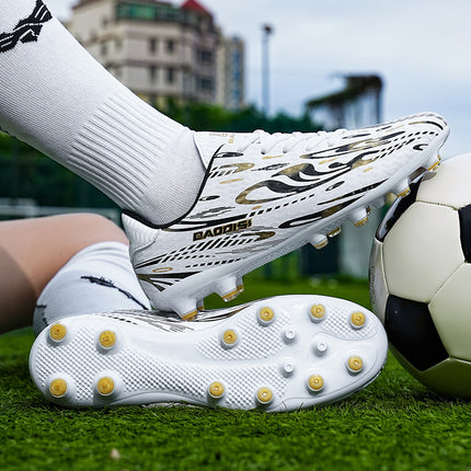 Cross-border football shoes AG spikes broken nails boys and girls children young students professional competition training sneaker wholesale