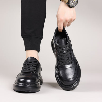 White Sneakers, Everyday Elegant Men's Casual Sports Trendy Leather Shoes
