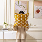 45*45cm [single pillowcase] / Yellow flowers