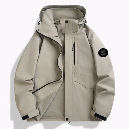 Cross-Mirror New Spring and Autumn Thin Jacket for Men and Women, Workwear, Windproof, Waterproof, Versatile Casual Jacket for Men