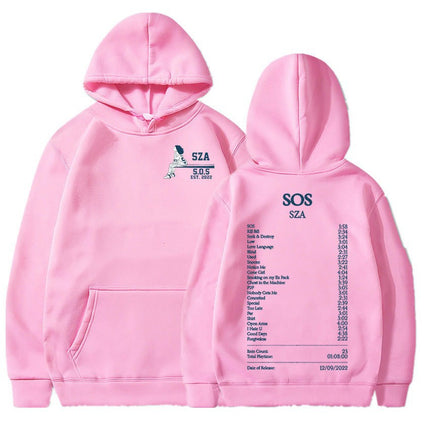 Sza Good Days Pattern Trendy Fashion Hoodie Sos New Music Al