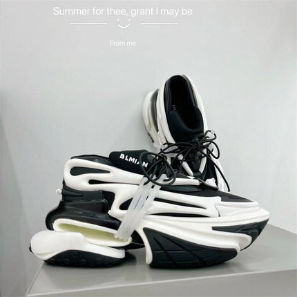 Couple's Torre Shoes 2023 New Arrival Spaceship Space Yacht Shoes Thick Sole Height Increased Casual Sports Men's and Women's Single Shoes