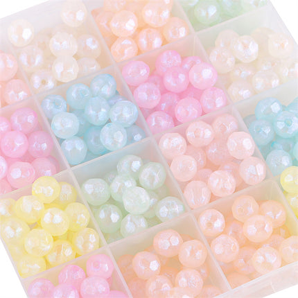 10mm acrylic mermaid horn beads handmade diy jewelry accessories bracelet mobile phone chain material cross-border hot sale