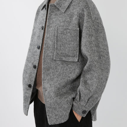 High Luxury Series Autumn and Winter Lazy Casual Light Mature Warm Jacket Coat Double-Sided Wool Wool Commuter Short Coat for Men