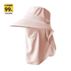 Mask neck protector fisherman [pink]